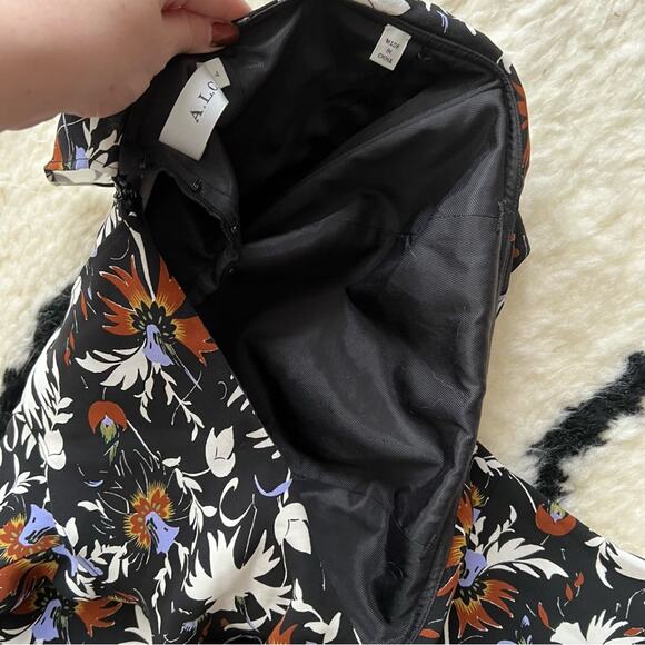 A.L.C. Romy Silk Floral Print Strapless Mini Dress - Picture 5 of 7